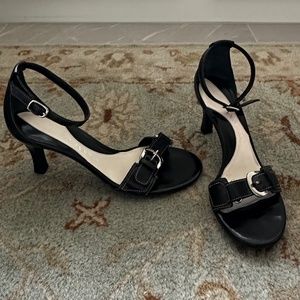 Gianni Bini Black Strappy Heels Size 7